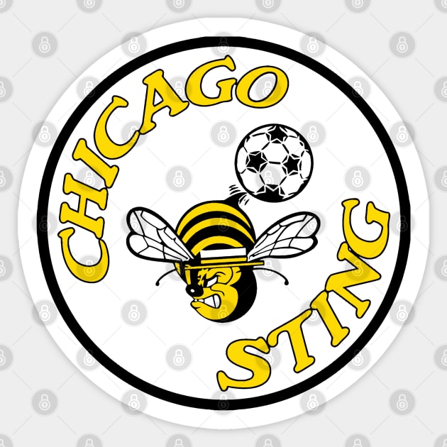 DEFUNCT - Chigago Sting Soccer Sticker by LocalZonly